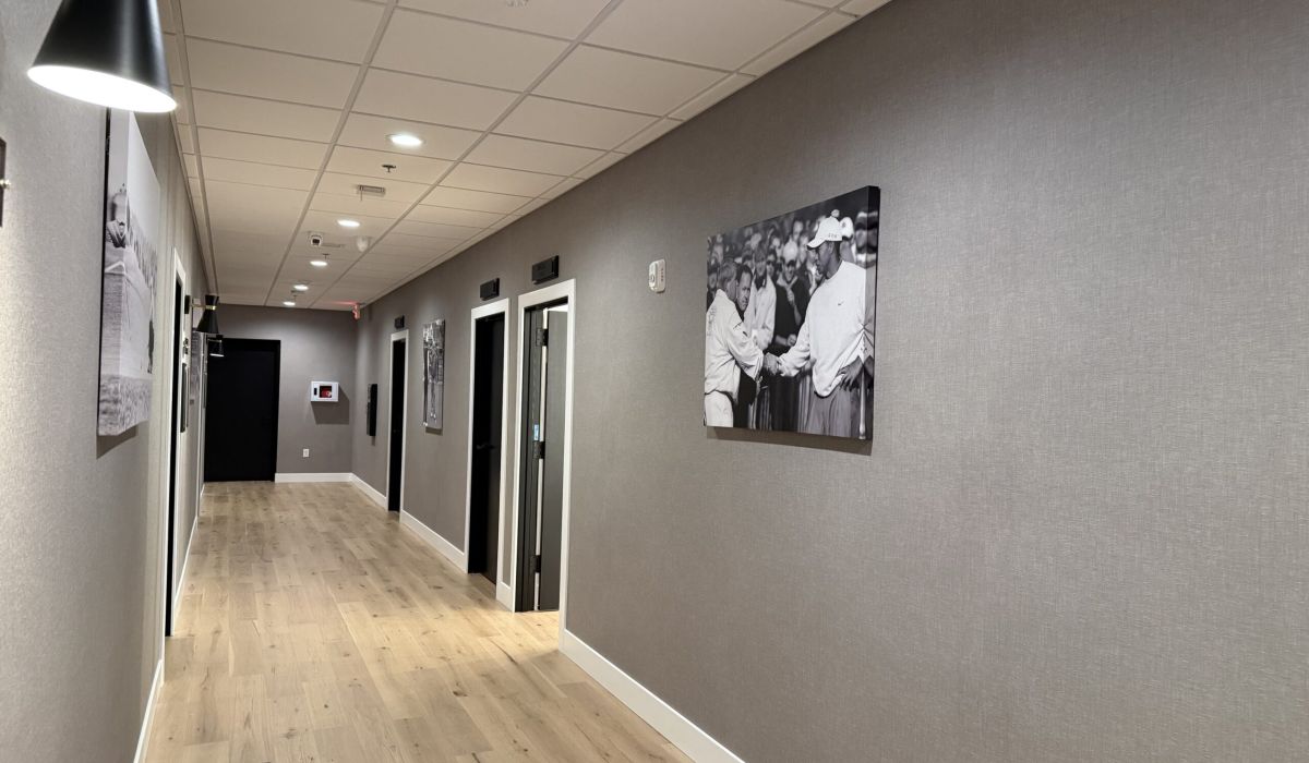 Hallway with Doors